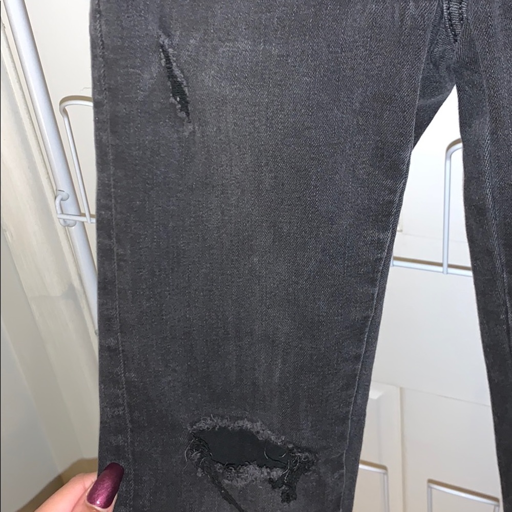 Low Rise Ripped Skinny Jeans - Picture 5 of 7